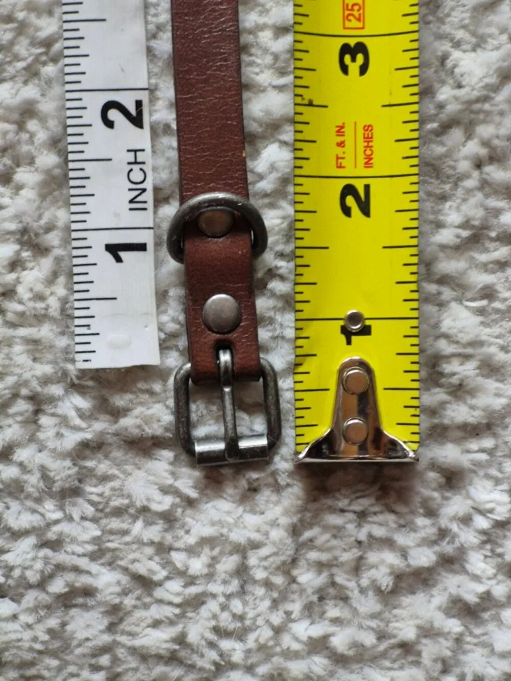 Vintage Eddie Bauer Brown Leather Concho Belt Silver Tone Dome Conchos Sz Large